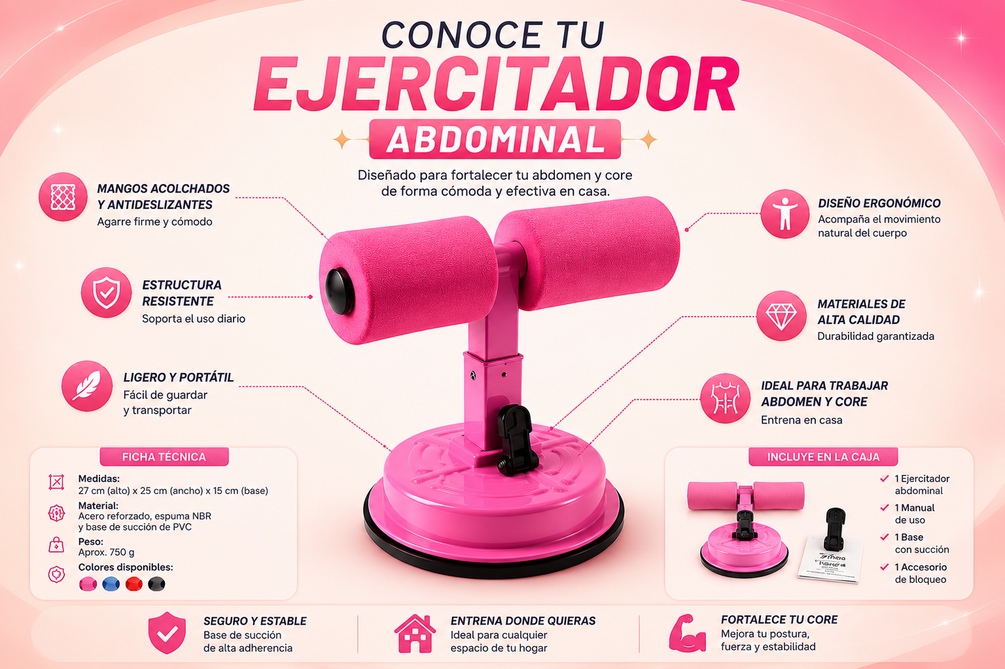 Máquina de ejercicios abdominales