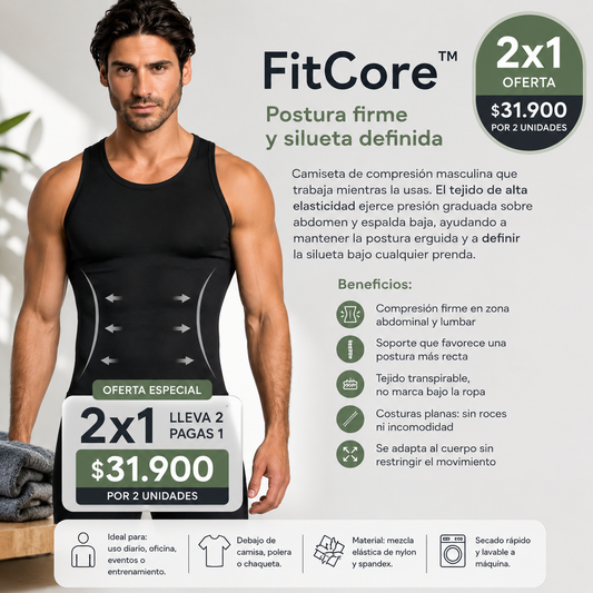 FitCore™ — Postura firme y silueta definida