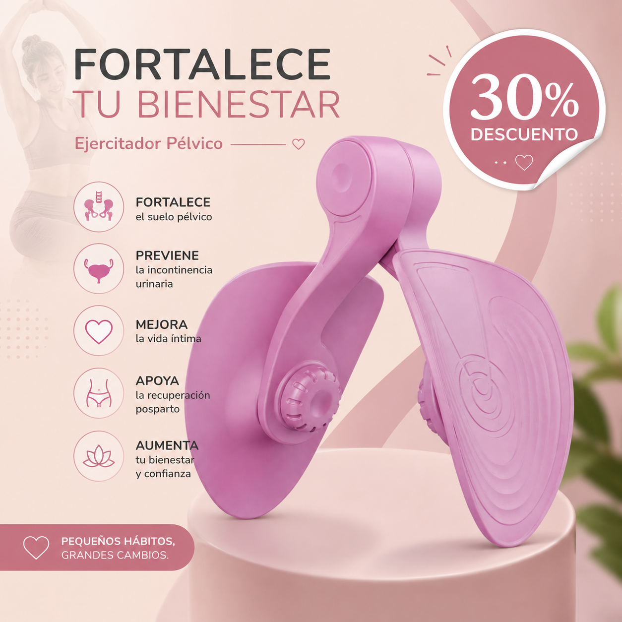 PelvisFit Home - Ejercitador de suelo pélvico