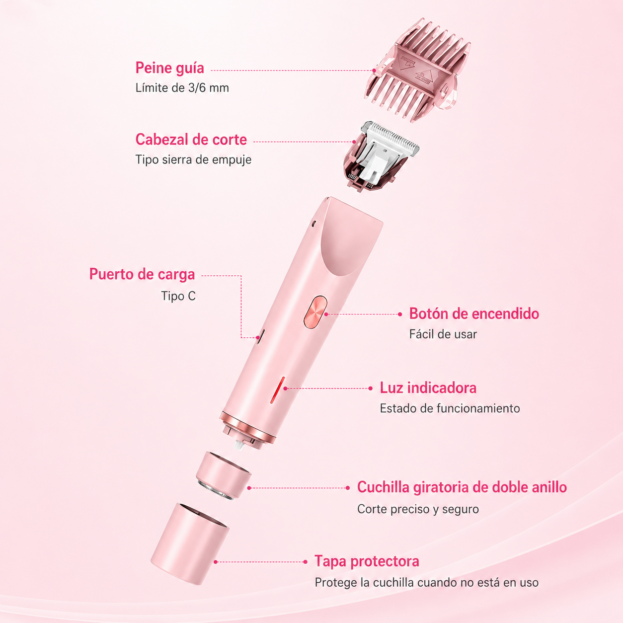Velvet Skin™ Luxe — Depilación de precisión profesional